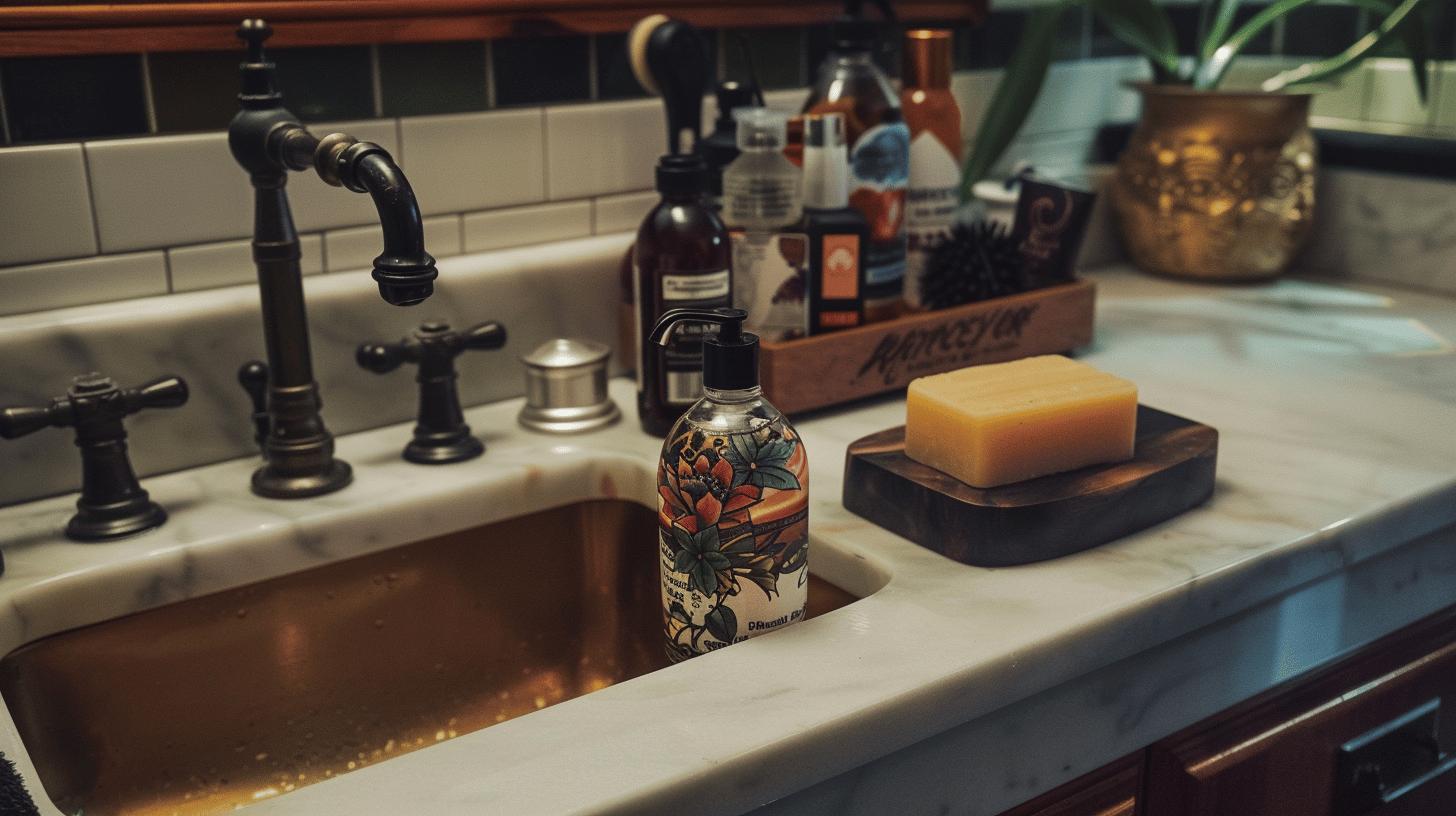 Best Bar Soap vs Liquid Soap for Tattoos What Works Better-1